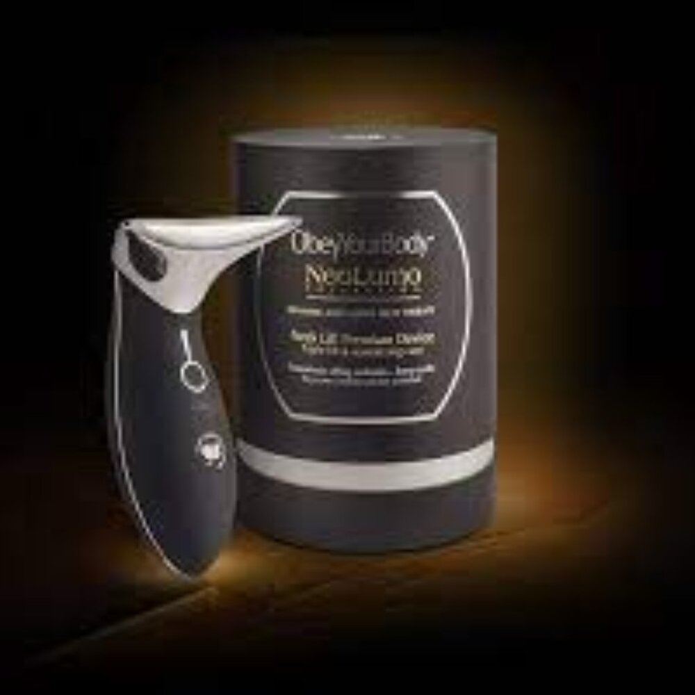 NEOLUMO ObeyYourBody NECK LIFT PREMIUM DEVICE-TRIPLE LIFT & REVITALIZNG CARE-NEW